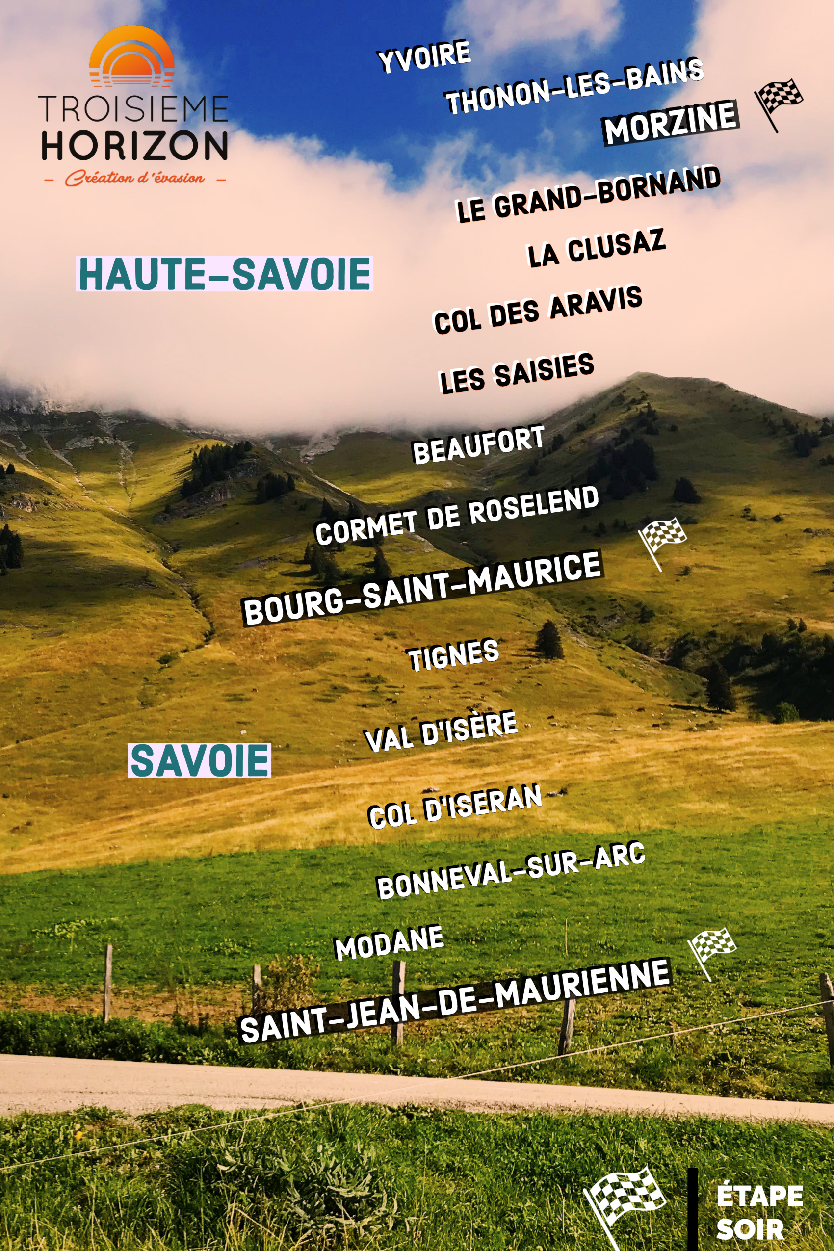 LA ROUTE DES GRANDES ALPES (EN ANCIENNES)