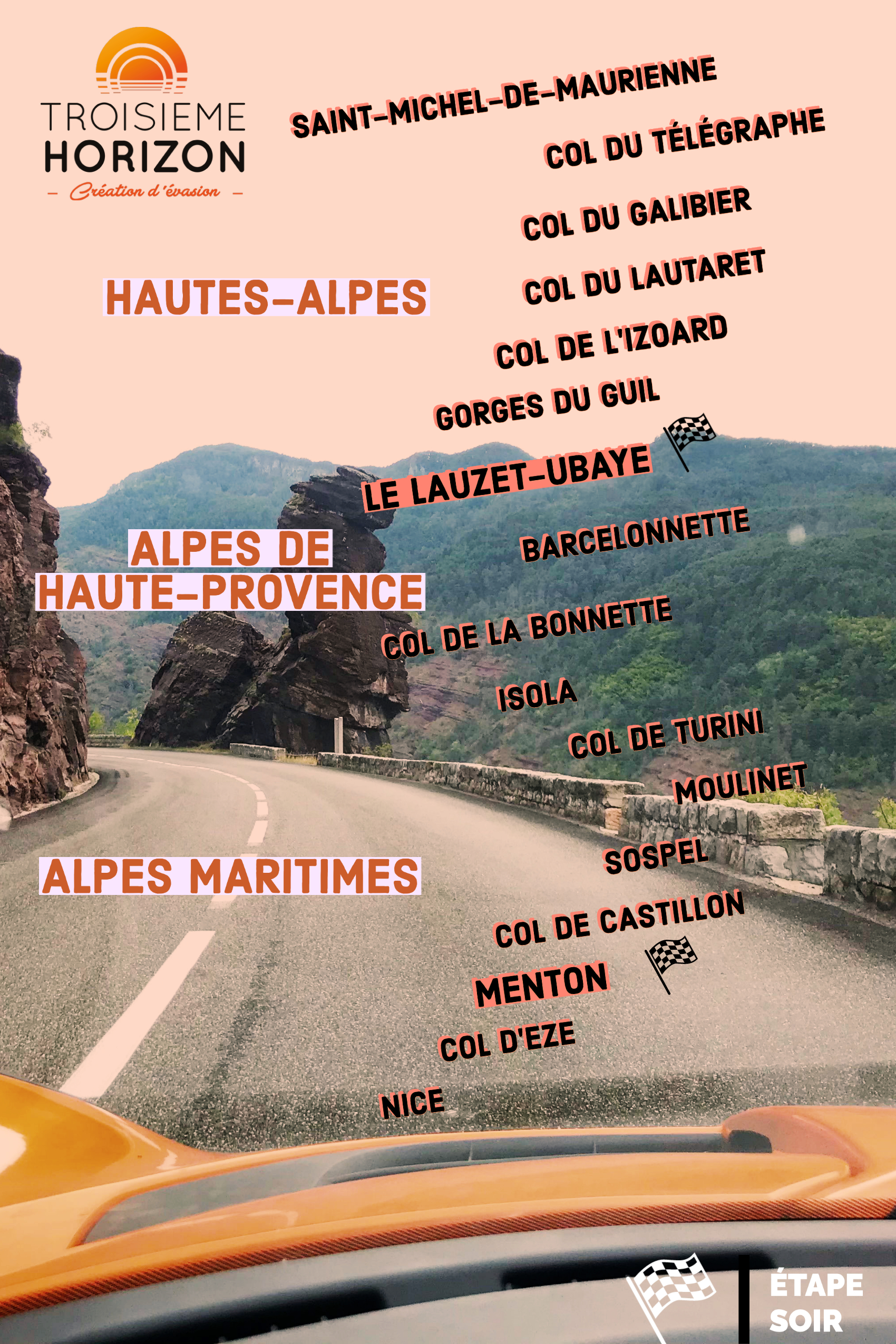 LA ROUTE DES GRANDES ALPES (EN ANCIENNES)